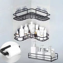 Suporte Organizador de Parede em Metal – Banheiro e Cozinha (Kit)